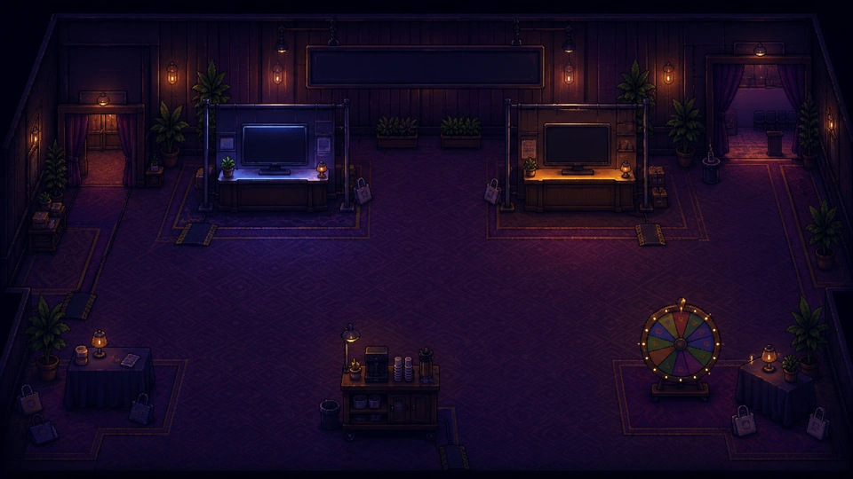 Expo floor placement location