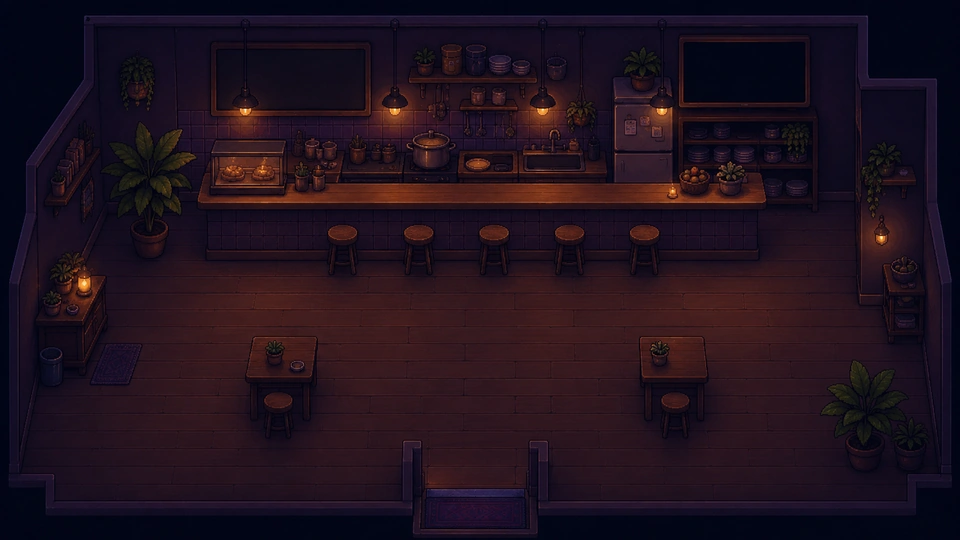 Lunch counter placement location