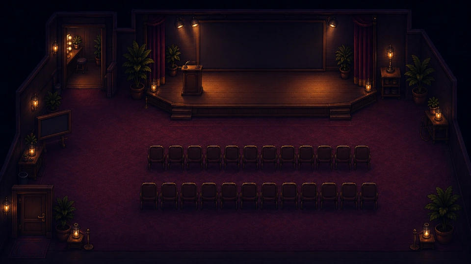 Demo Day theatre placement location